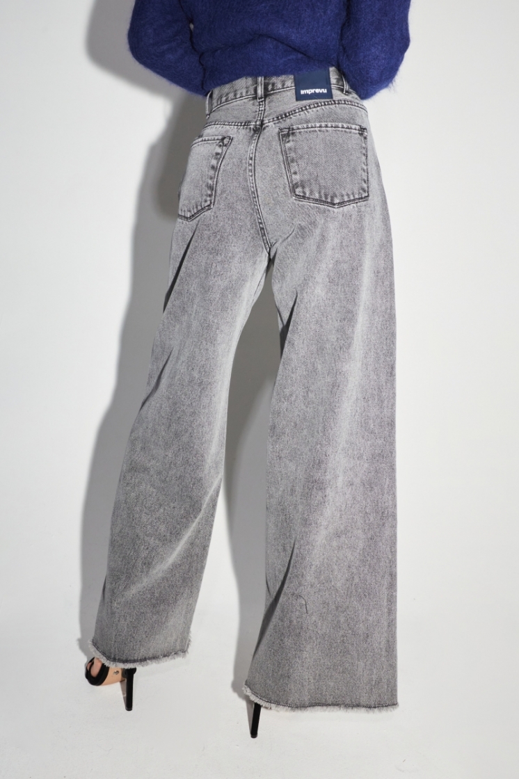 DENIM PALAZZO used grey