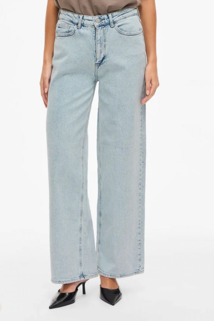 VIFREYA JAF HW WIDE JEANS light blue deni