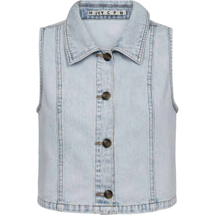 Karla vest denim blue