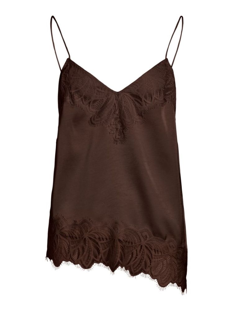 VILEA STRAP TOP coffee bean