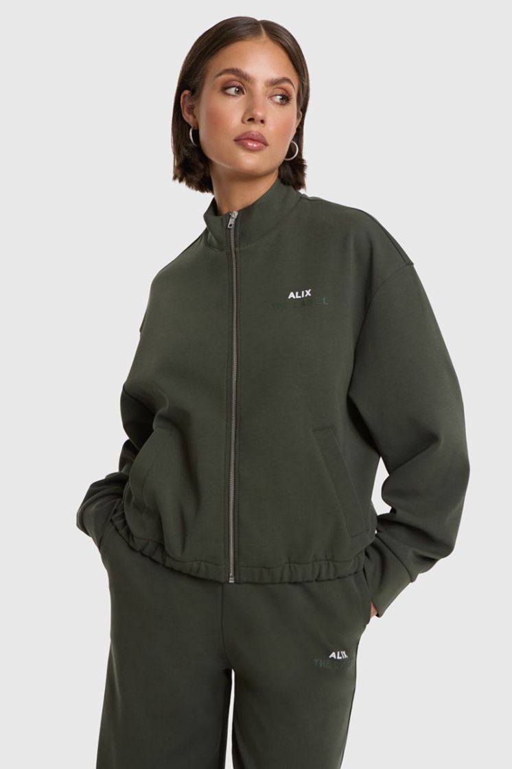 Knitted Alix Jacket army