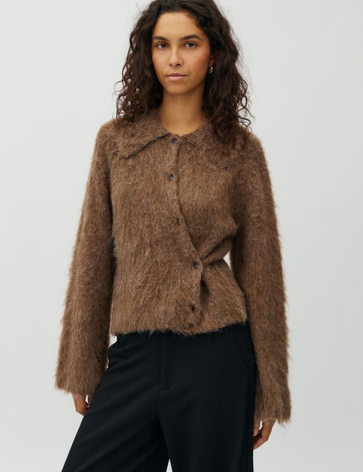 Lari-M, Brush, Knit walnut melange